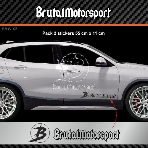BRUTALMOTORSPORT kit 2 decals BMW 55 cm BMW